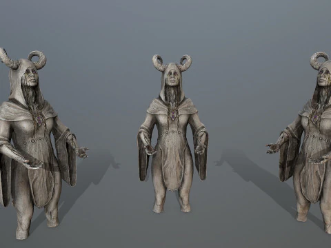 Angel fountain 3D Model