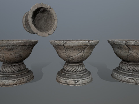 Angel fountain Model 3D