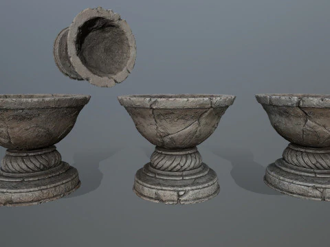 Angel fountain 3D Model