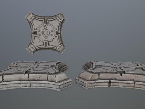 Angel fountain Model 3D