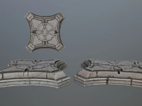 Angel fountain 3D Model