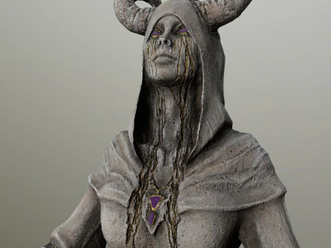 Angel fountain 3D Model