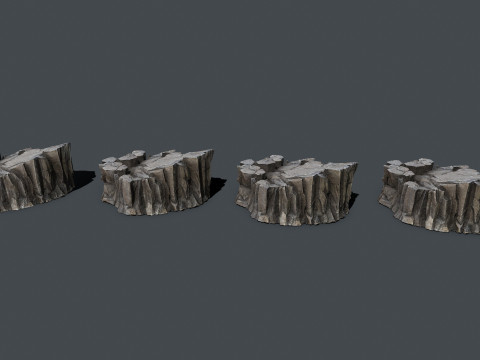 Desert rocks Modello 3D