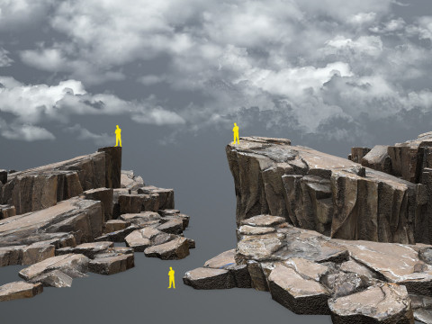 Cliff rocks Modelo 3D