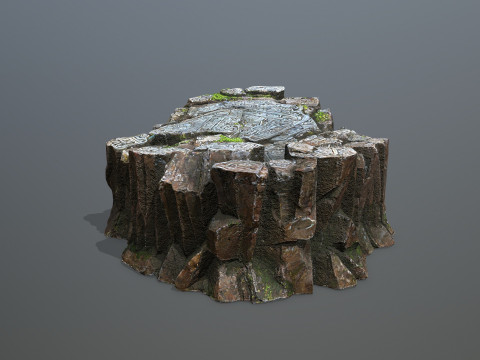 Cliff rocks 3D 模型