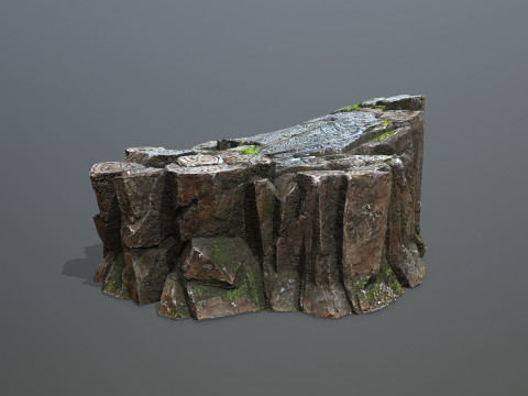 Cliff rocks 3D 模型