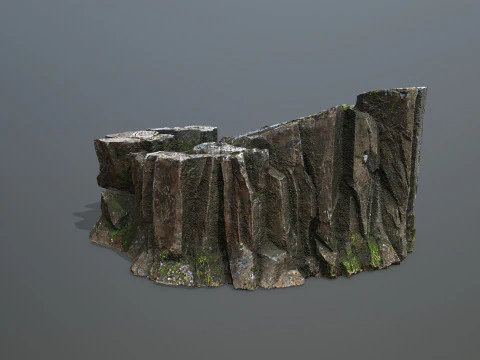 Cliff rocks 3D Model