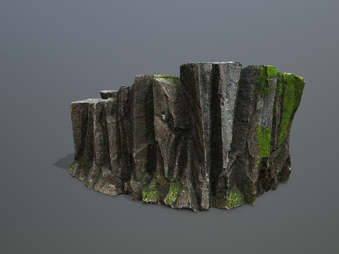 Cliff rocks 3D 模型