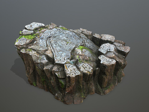 Cliff rocks 3D 模型