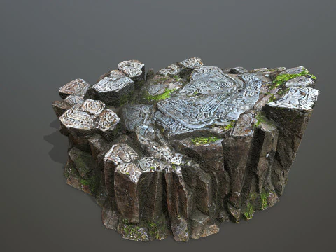 Cliff rocks 3D Model