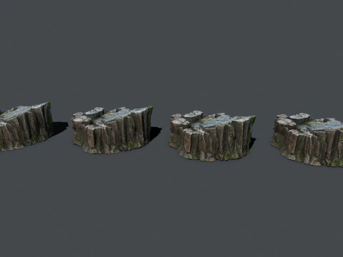 Cliff rocks 3D Model