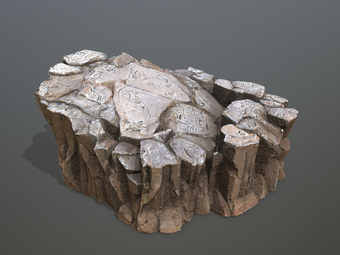 Cliff rocks 3D Модель
