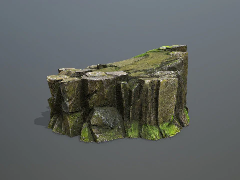 Cliff rocks 3D Model