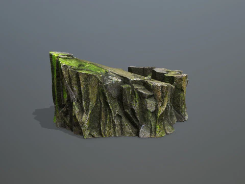 Cliff rocks 3D Model