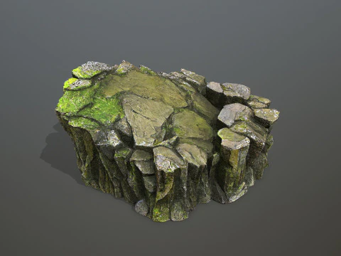 Cliff rocks 3D Model