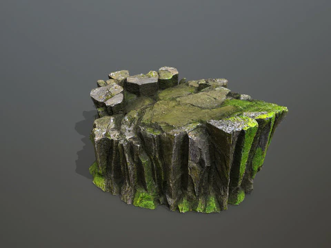 Cliff rocks 3D Model
