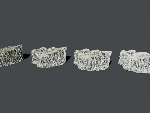 Cliff rocks 3D Model