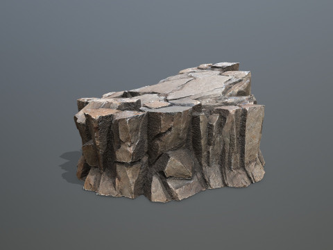 Cliff rocks 3D मॉडल