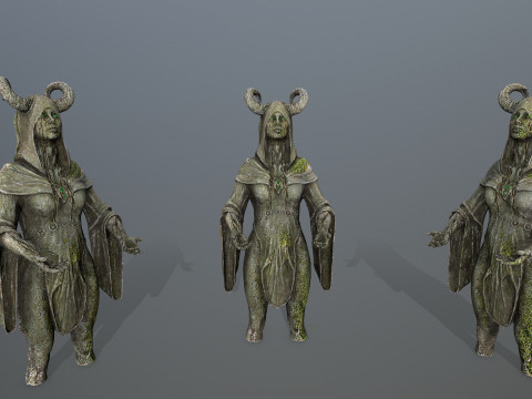 Angel fountain Modelo 3D