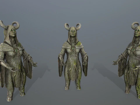 Angel fountain 3D Model