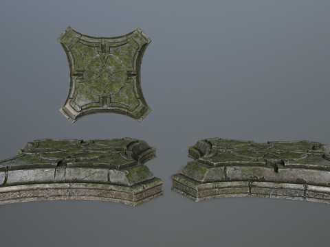 Angel fountain Modelo 3D