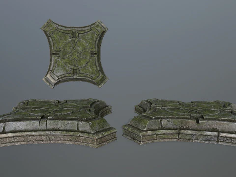 Angel fountain 3D Model