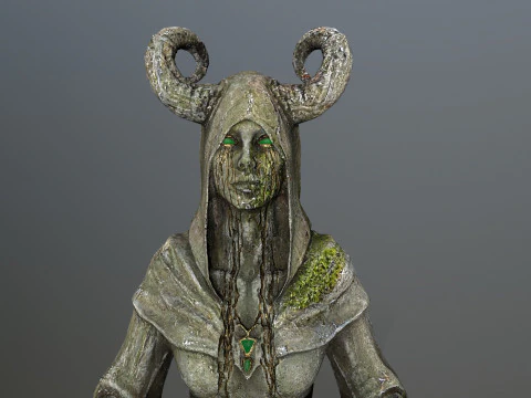 Angel fountain 3D Model