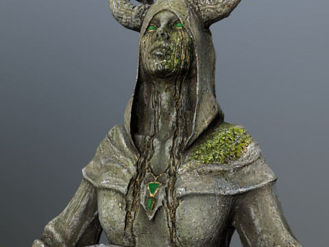 Angel fountain Modelo 3D