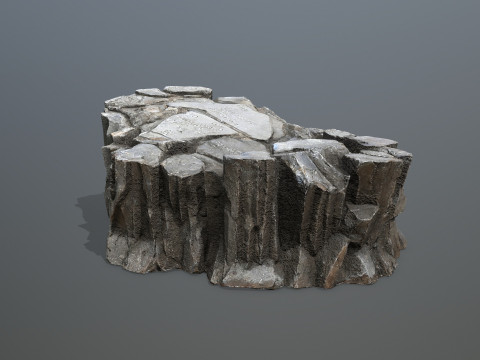 Cliff rocks Model 3D