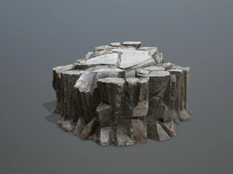 Cliff rocks 3D Model