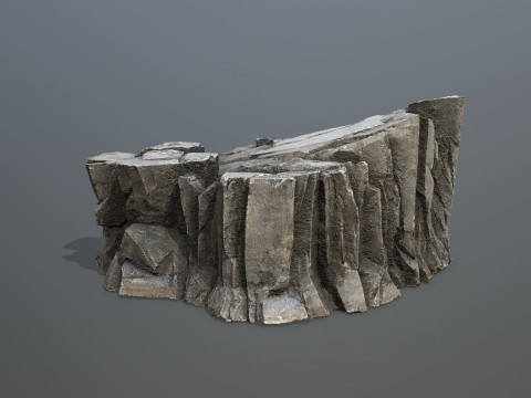 Cliff rocks Model 3D