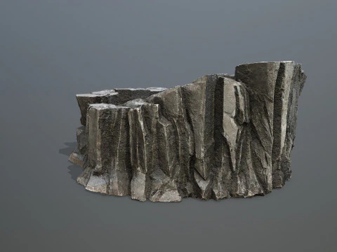Cliff rocks 3D Model
