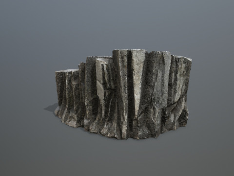 Cliff rocks Model 3D