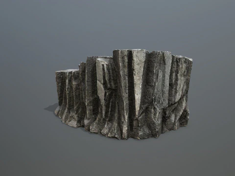 Cliff rocks 3D Model