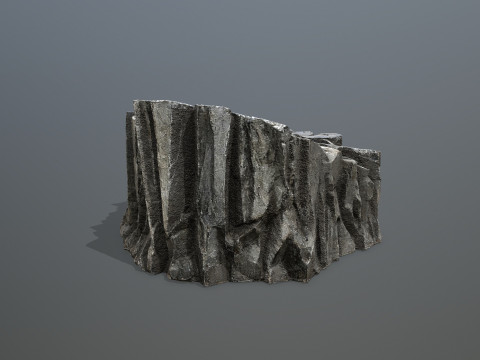 Cliff rocks Model 3D