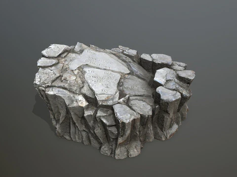 Cliff rocks 3D Model