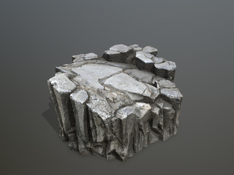 Cliff rocks Model 3D