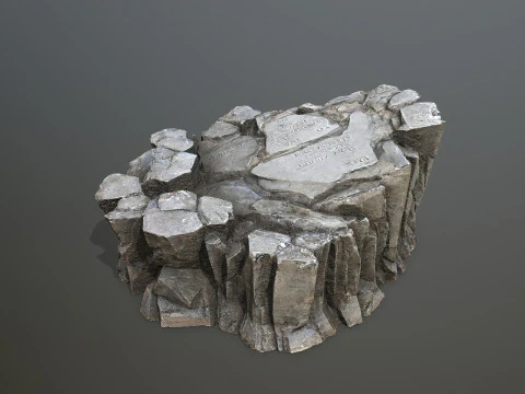 Cliff rocks 3D Model