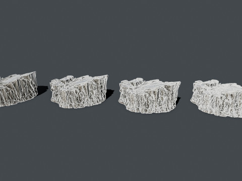 Cliff rocks Model 3D