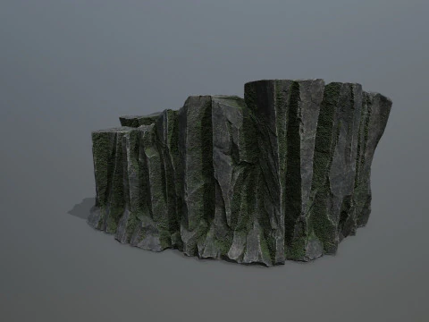 Cliff rocks 3D Model