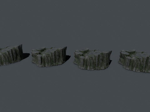 Cliff rocks 3D Модель