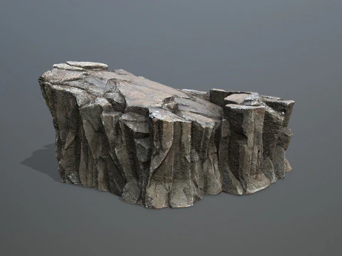 Desert cliff rocks 3D Model