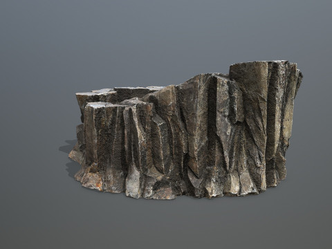 Desert cliff rocks Modello 3D