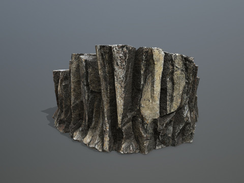 Desert cliff rocks Modello 3D