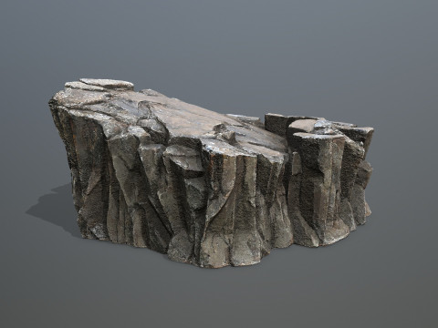 Desert cliff rocks Modello 3D