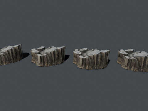Desert Rocks Modello 3D