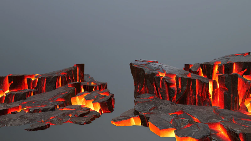 Лавовые камни 3D Модель .c4d .max .obj .3ds .fbx .stl .blend 