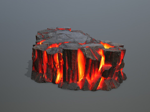 Lava rocks 3D 模型