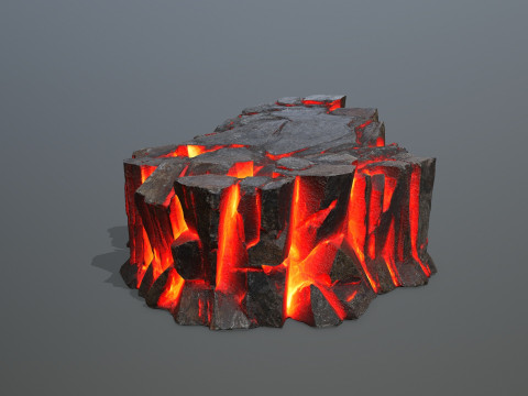 Lava rocks 3D 模型