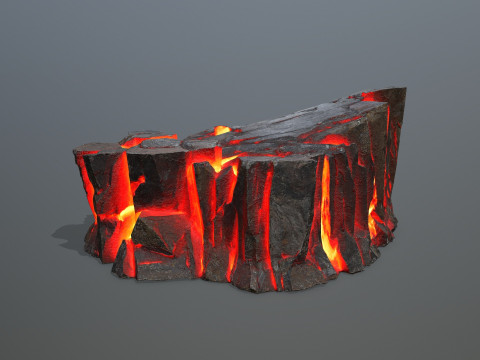 Lava rocks 3D 模型